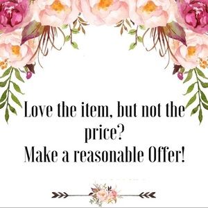 Accept reasonable offers